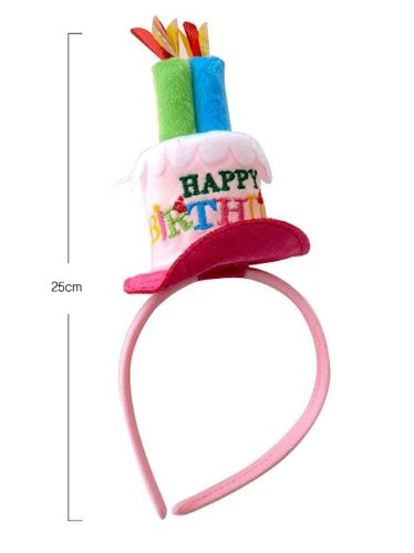 파티용품,생일 모자 케이크 머리띠