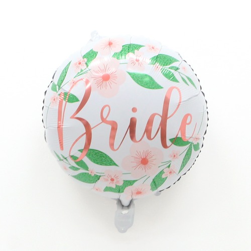 브라이덜샤워 프로포즈 웨딩 은박 원형 풍선 결혼 이벤트 친구 선물 CUK
