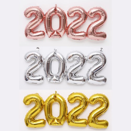 숫자풍선,2021,신년,신축년,새해맞이,은박풍선