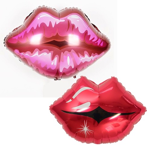 입술 풍선, kiss, 발렌타인 화이트데이 파티용품